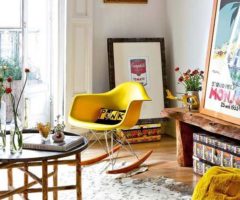 Spotlight on colors: interior design e color block